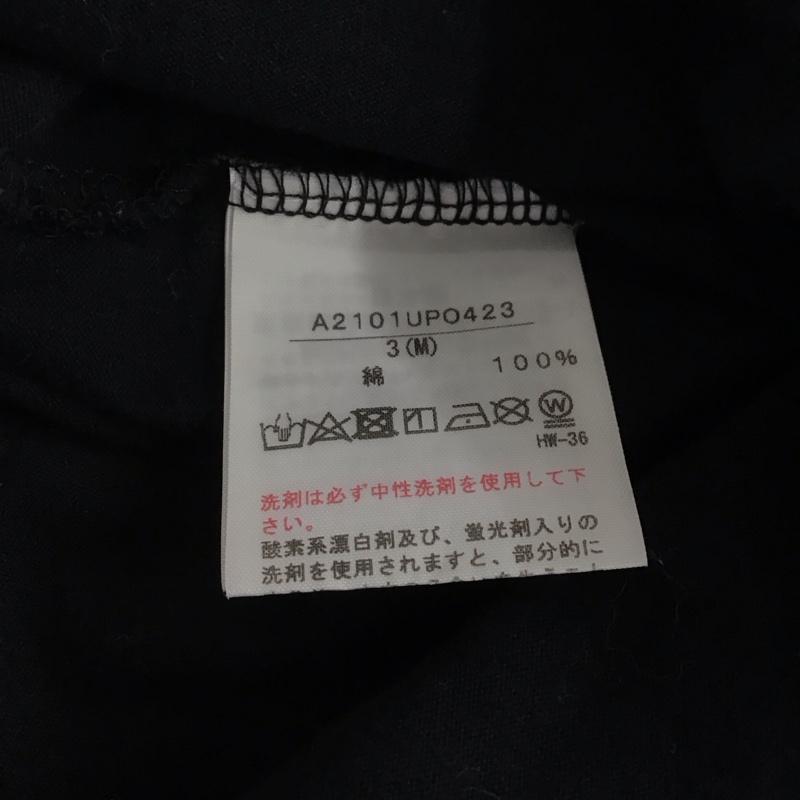 ピンクハウス PINK HOUSE Tシャツ 長袖 M ロゴ、文字 X プリント 黒 / ブラック / レディース USED 古着 中古 10143372