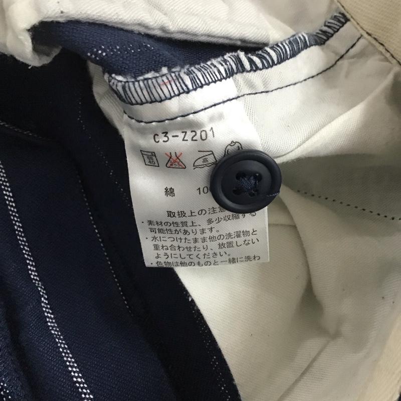チャンピオン Champion パンツ チノパン c3-z201 ストレートパンツ ワイドパンツ カジュアルパンツ ワークパンツ チノパン M ストライプ 紺 / ネイビー / メンズ USED 古着 中古 10143626