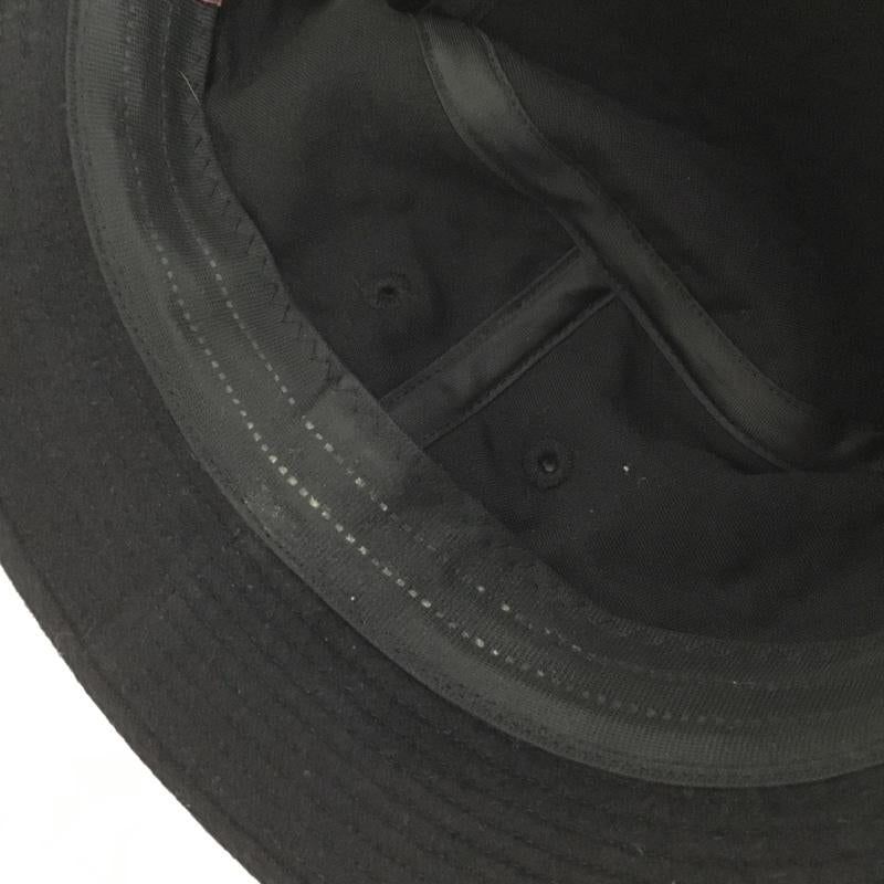 ボルサリーノ Borsalino 帽子 ハット BX372-09A07 アンゴラ バケットハット ワンポイント 黒 / ブラック / メンズ USED 古着 中古 10143666