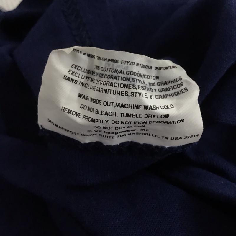 マジェスティック MAJESTIC Tシャツ 半袖 半袖カットソー プリントTシャツ クルーネックカットソー S ロゴ、文字 紺 / ネイビー / メンズ USED 古着 中古 10143685
