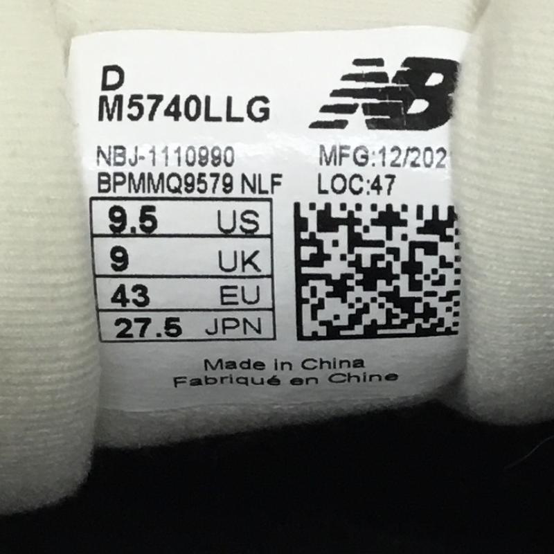 ニューバランス New Balance スニーカー スニーカー M5740LLG 27.5cm ロゴ、文字 マルチカラー / マルチカラー / メンズ USED 古着 中古 10143893