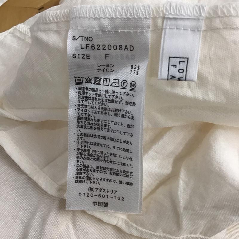 ローリーズファーム LOWRYS FARM シャツ、ブラウス 長袖 FREE 無地 アイボリー / アイボリー / レディース USED 古着 中古 10143993