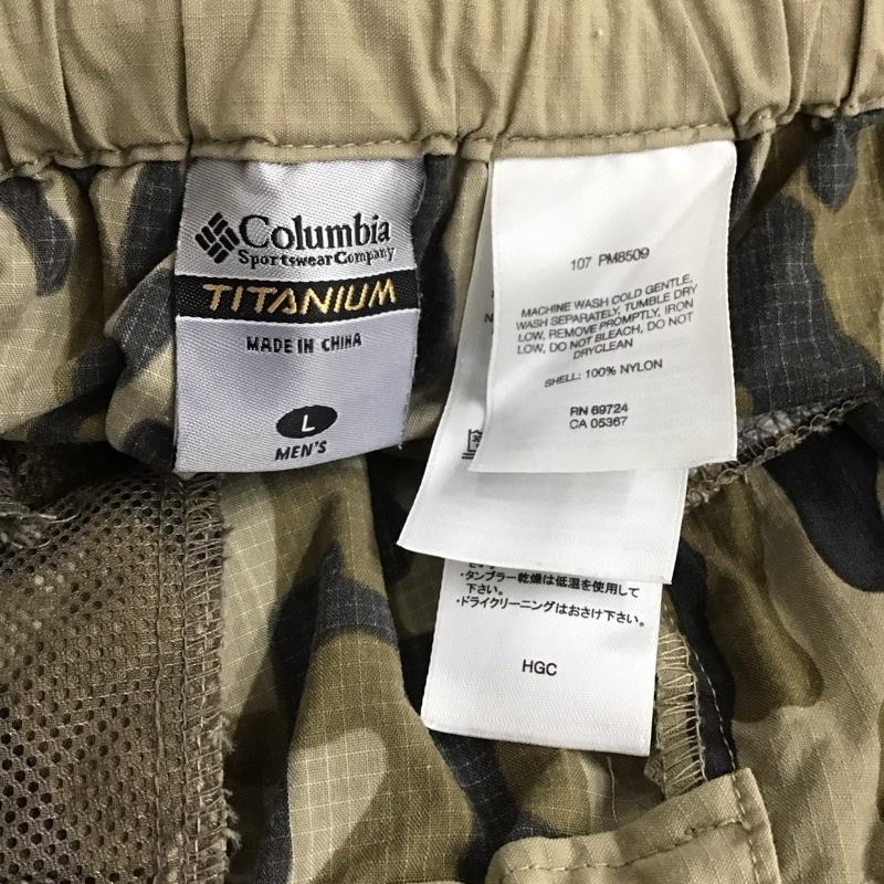 コロンビア Columbia ボトムス ボトムス 107 PM8509 ブルーステム3/4パンツ カーゴパンツ アウトドアウェア L カモフラージュ柄・迷彩 マルチカラー / マルチカラー / メンズ USED 古着 中古 10144062