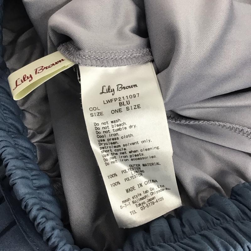 リリー ブラウン Lily Brown ボトムス ボトムス ONE SIZE 無地 青 / ブルー / レディース USED 古着 中古 10144254