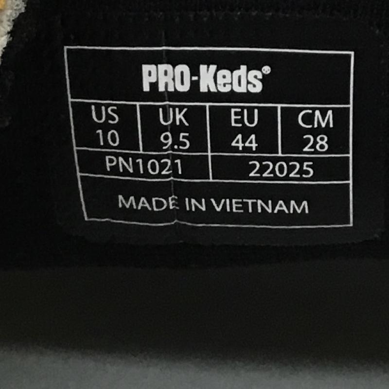 プロケッズ PRO-Keds スニーカー スニーカー PN1021 ロイヤルプラス スエード ロー 28.0cm ワンポイント 黒 / ブラック / X 茶 / ブラウン / メンズ USED 古着 中古 10144466