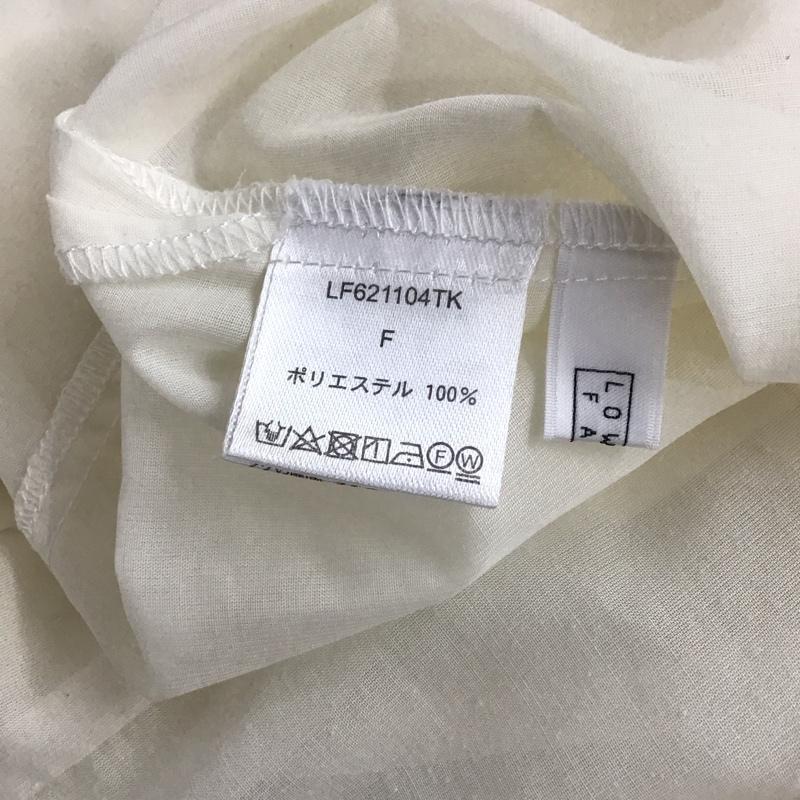 ローリーズファーム LOWRYS FARM シャツ、ブラウス 長袖 FREE 無地 白 / ホワイト / レディース USED 古着 中古 10144594