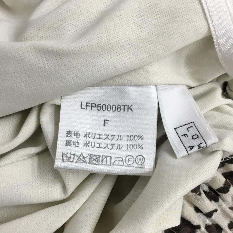 ローリーズファーム LOWRYS FARM スカート ロングスカート LFP50008TK ギャザー FREE ヒョウ柄・レオパード柄 オフホワイト / オフホワイト / X 茶 / ブラウン / X ダークブラウン / ダークブラウン / レディース USED 古着 中古 10144674