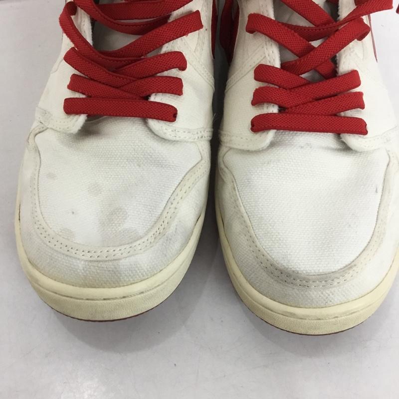 ナイキ NIKE スニーカー スニーカー 638471 102 AIR JORDAN 1 KO HIGH OG 28.5cm 28.5cm ロゴ、文字 白 / ホワイト / X 赤 / レッド / メンズ USED 古着 中古 10144825