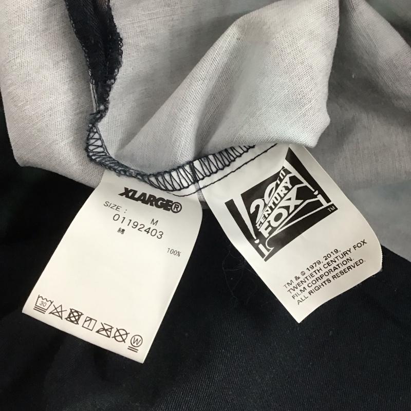 エクストララージ XLARGE シャツ、ブラウス 半袖 01192403 ALIEN エイリアン 40周年 ワークシャツ M ロゴ、文字 黒 / ブラック / X 緑 / グリーン / メンズ USED 古着 中古 10145223