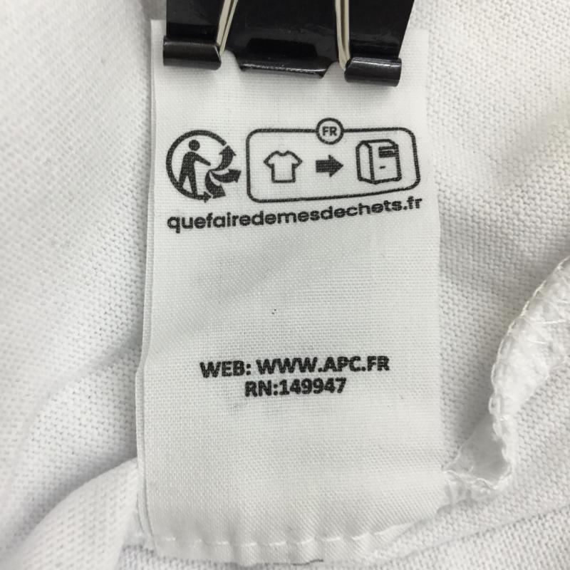 アーペーセー A.P.C. Tシャツ 半袖 JW Anderson XL ロゴ、文字 白 / ホワイト / メンズ USED 古着 中古 10145519