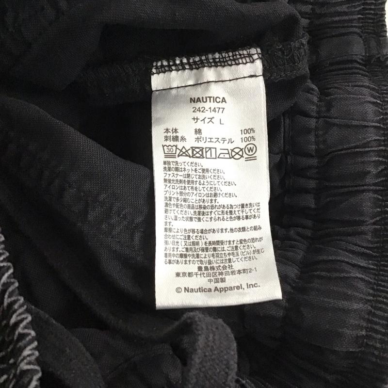 ノーティカ NAUTICA パンツ ワークパンツ、ペインターパンツ ワイドパンツ カジュアルパンツ ワークパンツ L 無地 黒 / ブラック / メンズ USED 古着 中古 10145578