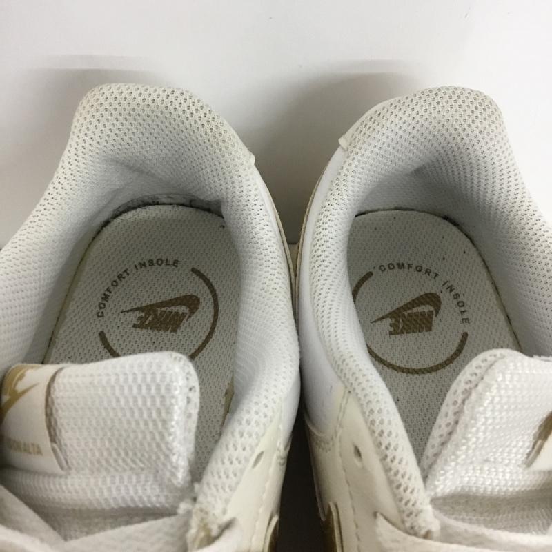 ナイキ NIKE スニーカー スニーカー DZ5394 100 W COURT VISION ALTA 25.5cm 25.5cm ロゴ、文字 白 / ホワイト / X 金 / ゴールド / メンズ USED 古着 中古 10145602
