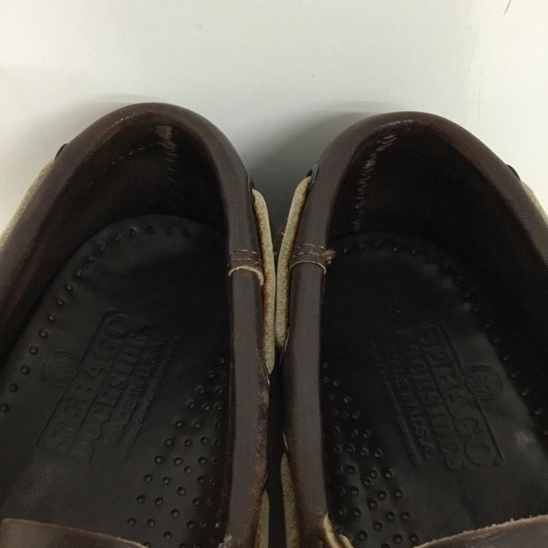 セバコ SEBAGO カジュアルシューズ カジュアルシューズ 540655S デッキシューズ ワンポイント ダークブラウン / ダークブラウン / メンズ USED 古着 中古 10145603
