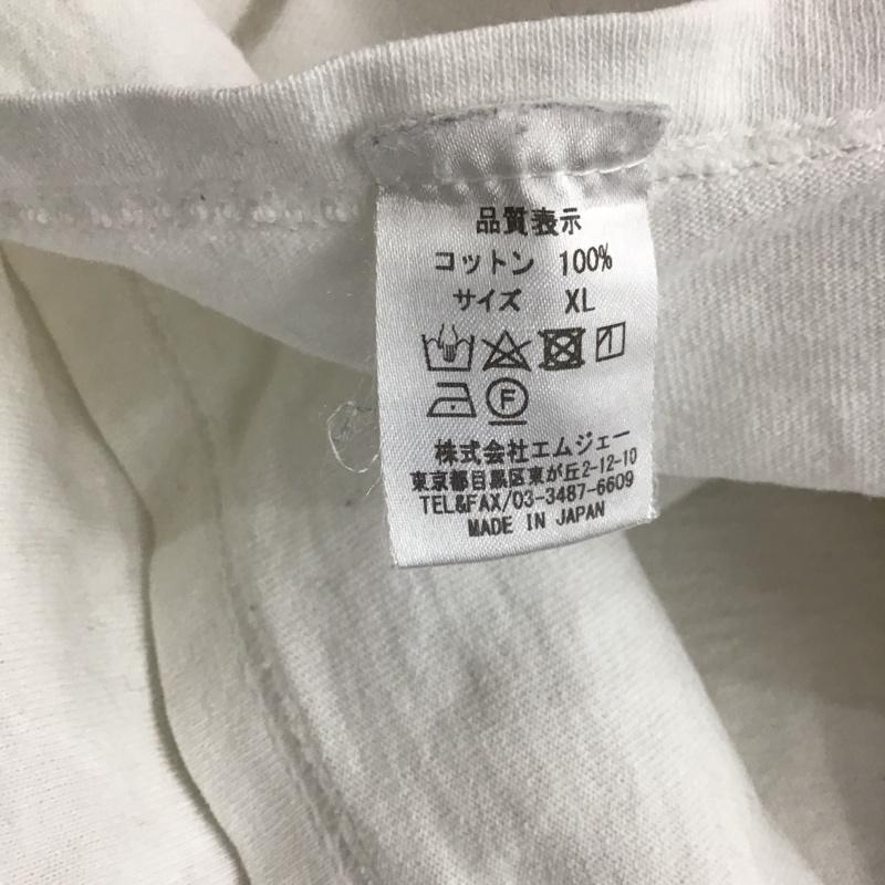 ロットワイラー ROTTWEILER Tシャツ 半袖 半袖カットソー プリントTシャツ クルーネックカットソー XL プリント 白 / ホワイト / メンズ USED 古着 中古 10145885