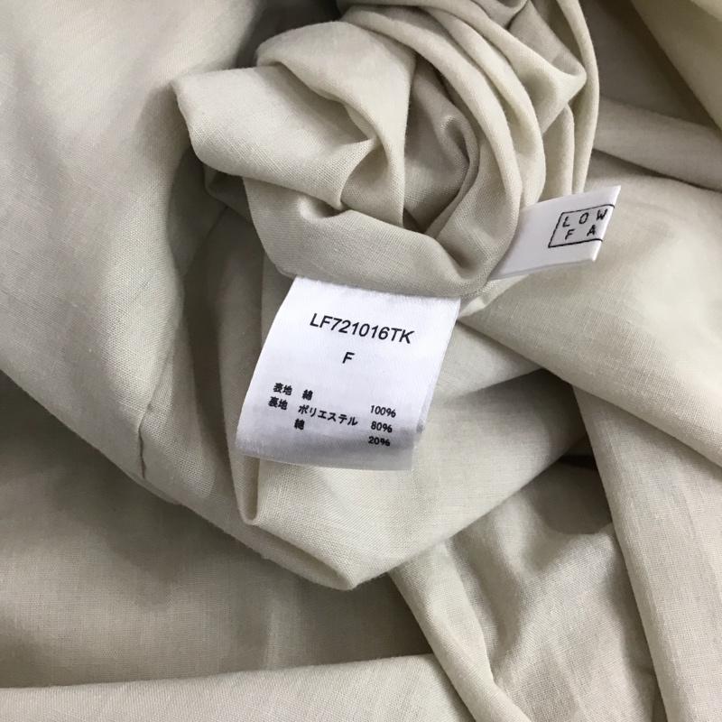 ローリーズファーム LOWRYS FARM ワンピース ロングスカート LF721016TK ティアード ノースリーブ FREE 無地 アイボリー / アイボリー / レディース USED 古着 中古 10145969