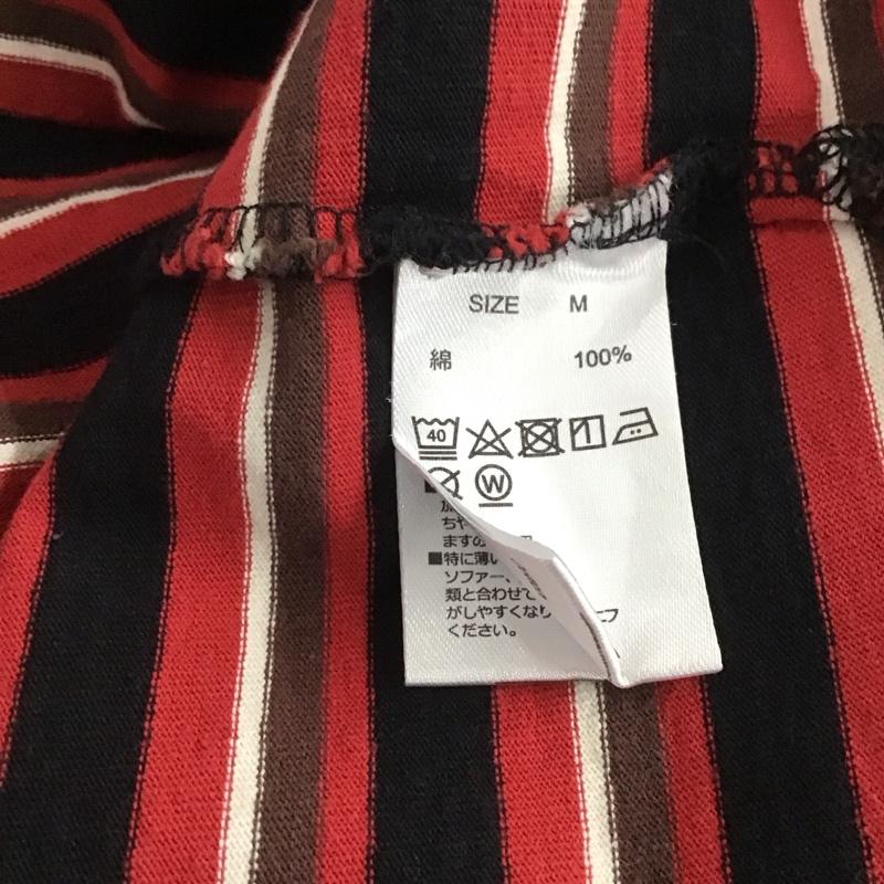 グラニフ graniph Tシャツ 半袖 半袖カットソー プリントTシャツ クルーネックカットソー M ボーダー柄 マルチカラー / マルチカラー / メンズ USED 古着 中古 10145971
