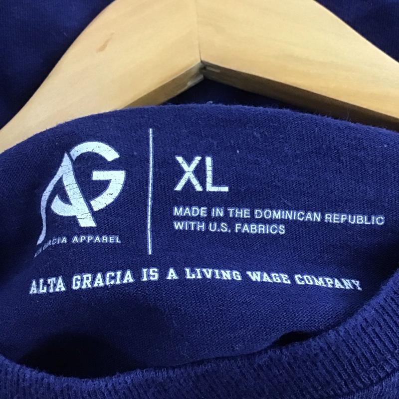 古着 USED Tシャツ 半袖 半袖カットソー プリントTシャツ クルーネックカットソー XL ロゴ、文字 紺 / ネイビー / メンズ USED 古着 中古 10145976
