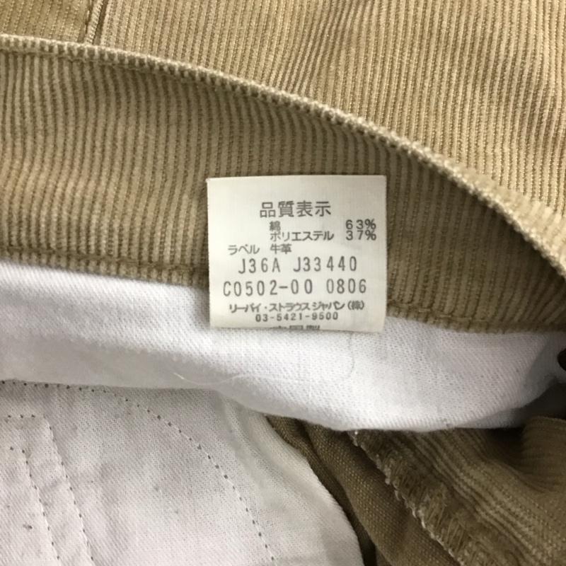 リーバイストラウスアンドコー Levi Strauss & co. パンツ ワークパンツ、ペインターパンツ ワイドパンツ カジュアルパンツ ワークパンツ 34 無地 ベージュ / ベージュ / メンズ USED 古着 中古 10146094