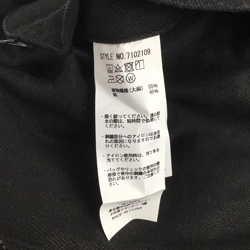 マナスタッシュ MANASTASH ジャケット、上着 ジャンパー、ブルゾン プルオーバージャケット ジップアップスタンドカラー XL 無地 黒 / ブラック / メンズ USED 古着 中古 10146447