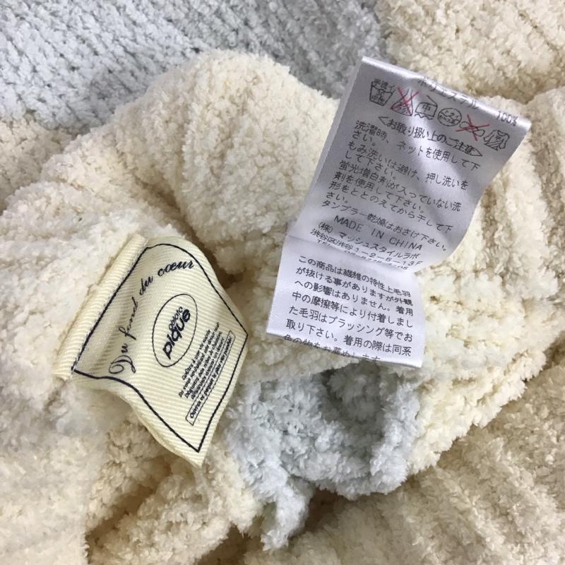 ジェラートピケ gelato pique ウェア ウェア ルームウェア パーカー ショートパンツ FREE 無地 アイボリー / アイボリー / X 水色 / ライトブルー / レディース USED 古着 中古 10146488