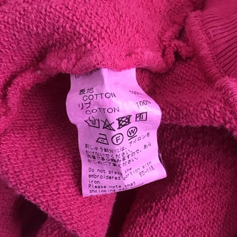 ダイリク DAIRIKU トレーナー 長袖 22AW C-3 Water-repellent Pullover Sweater スウェット L ロゴ、文字 桃 / ピンク / メンズ USED 古着 中古 10146529