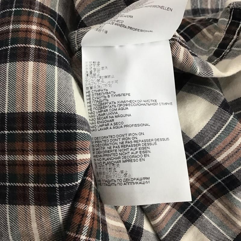 ディースクエアード2 DSQUARED2 シャツ、ブラウス 長袖 S74DM0546 S53994 イタリア製 コットン ネルシャツ ロゴプレート 48 チェック マルチカラー / マルチカラー / メンズ USED 古着 中古 10146541