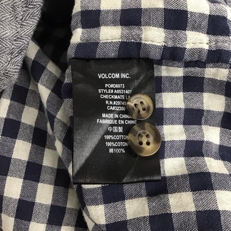 ボルコム VOLCOM シャツ、ブラウス 長袖 長袖シャツ 総柄シャツ カラーシャツ ポケットシャツ XL ロゴ、文字 マルチカラー / マルチカラー / メンズ USED 古着 中古 10146571