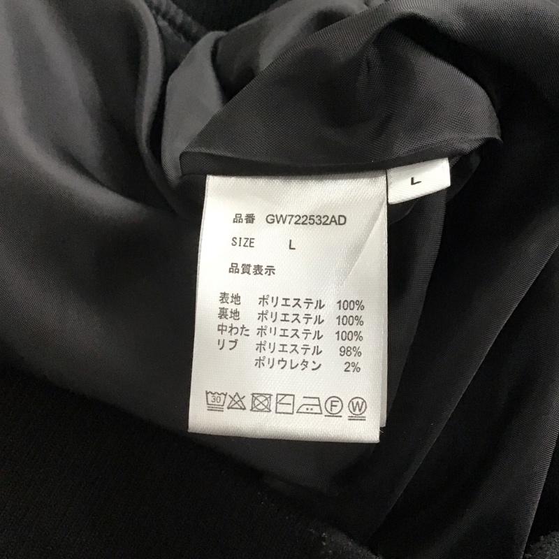 グローバルワーク GLOBAL WORK ジャケット、上着 ジャンパー、ブルゾン GW722532AD MA-1 フライトジャケット L 無地 黒 / ブラック / レディース USED 古着 中古 10146596