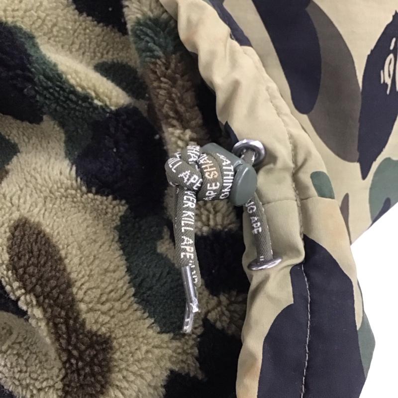 アベイシングエイプ A BATHING APE ジャケット、上着 ジャケット、ブレザー プルオーバージャケット アウター プルオーバージャケット XL カモフラージュ柄・迷彩 マルチカラー / マルチカラー / メンズ USED 古着 中古 10146621