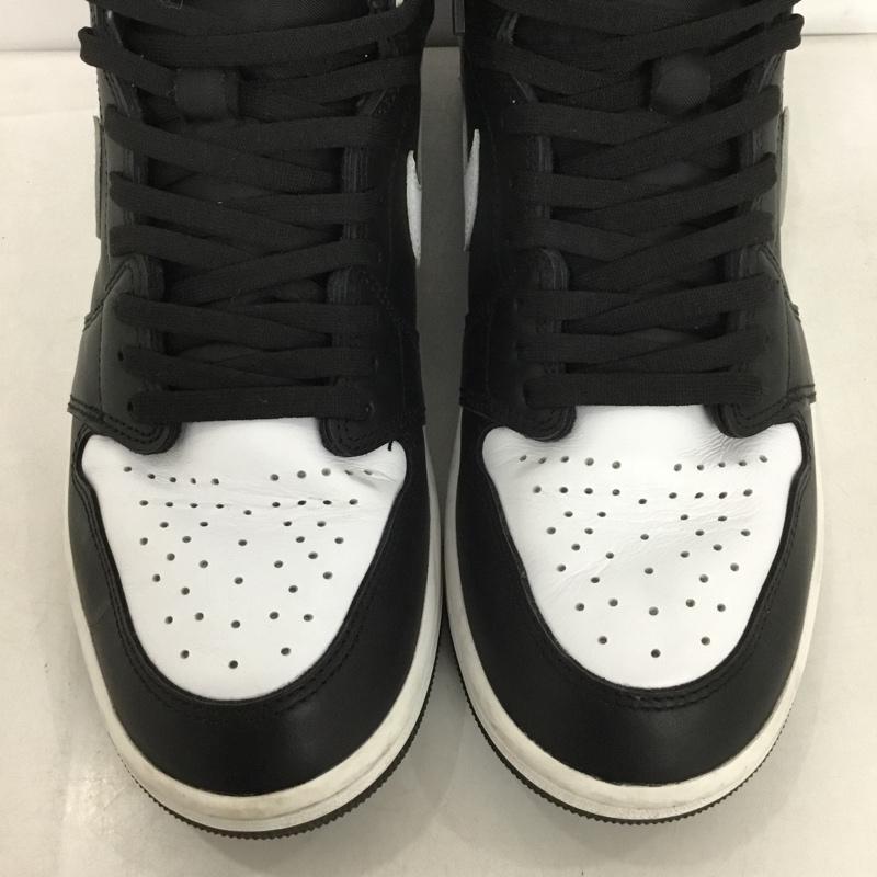 ナイキ NIKE スニーカー スニーカー DZ5485 010 AIR JORDAN 1 RETRO HIGH OG 29cm 箱有 29.0cm ロゴ、文字 白 / ホワイト / X 黒 / ブラック / メンズ USED 古着 中古 10146867