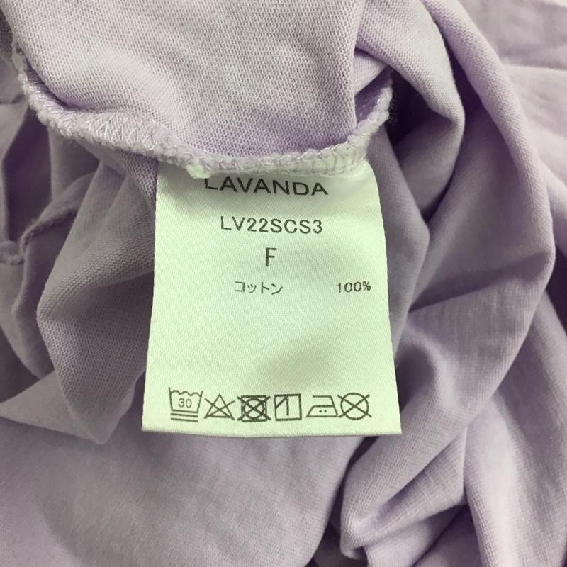 古着 USED Tシャツ 半袖 LAVANDA 宇野実彩子 バックプリント FREE ロゴ、文字 紫 / パープル / レディース USED 古着 中古 10146933