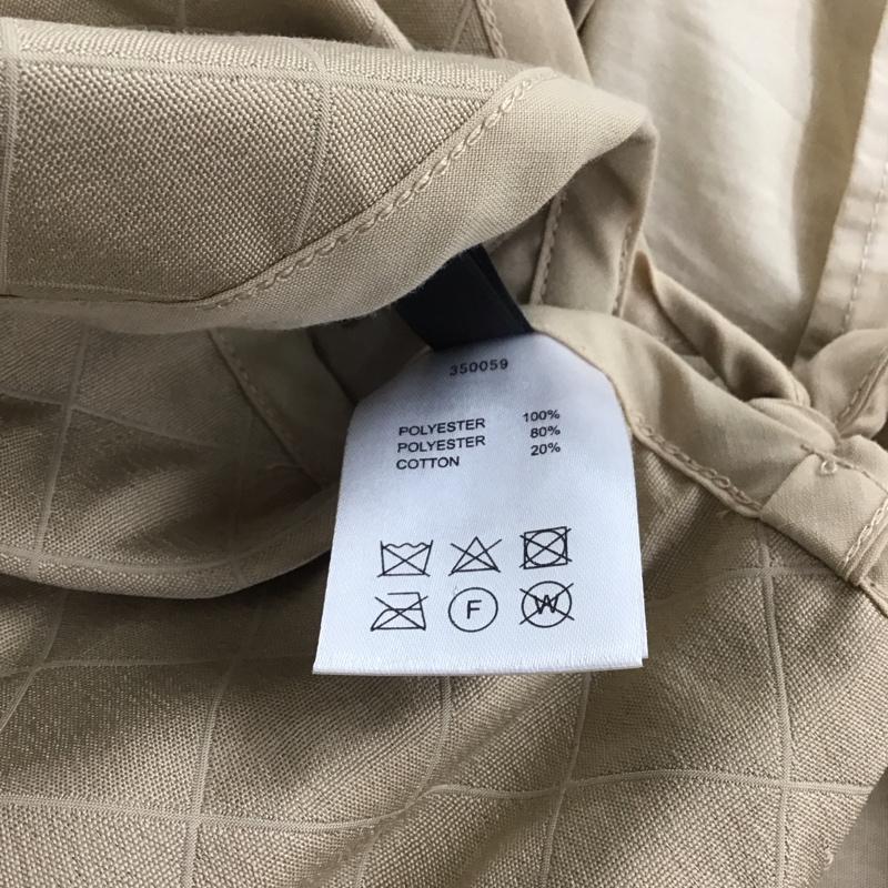ダブルクローゼット w closet ワンピース ロングスカート 350059 キルティングベスト 長袖ワンピース セット 無地 ベージュ / ベージュ / レディース USED 古着 中古 10147149