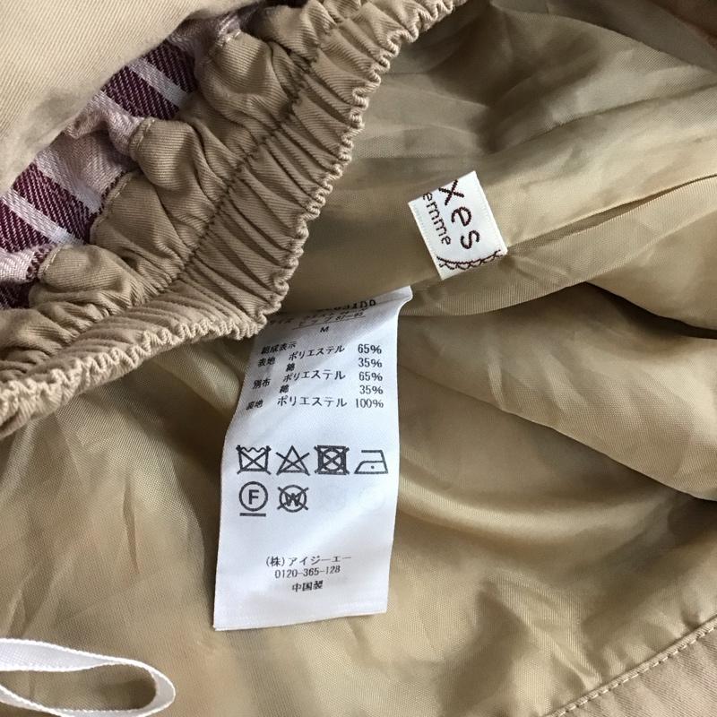 アクシーズファム axes femme スカート ひざ丈スカート M 無地 X チェック マルチカラー / マルチカラー / レディース USED 古着 中古 10147183