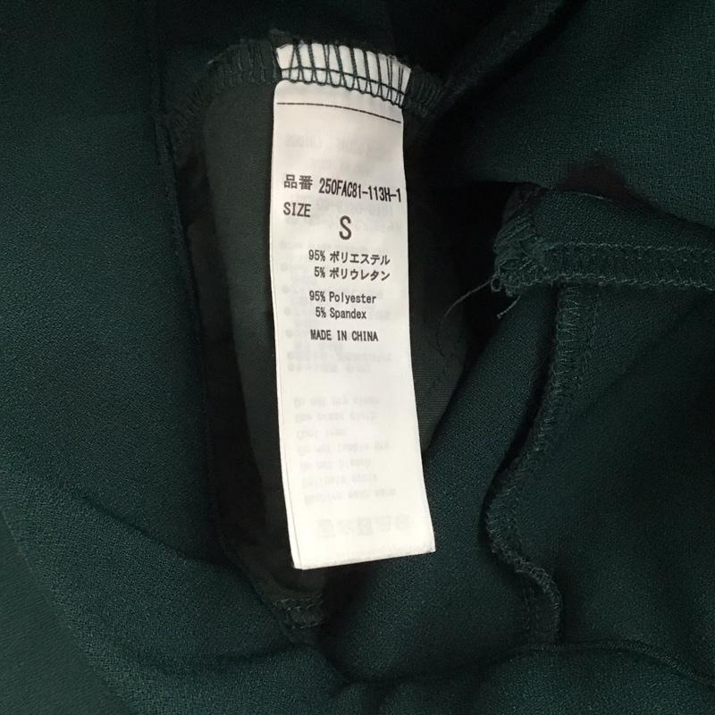 アズールバイマウジー AZUL BY MOUSSY パンツ スラックス 250FAC81-113H-1 VENUS PANTS S 無地 緑 / グリーン / レディース USED 古着 中古 10147207