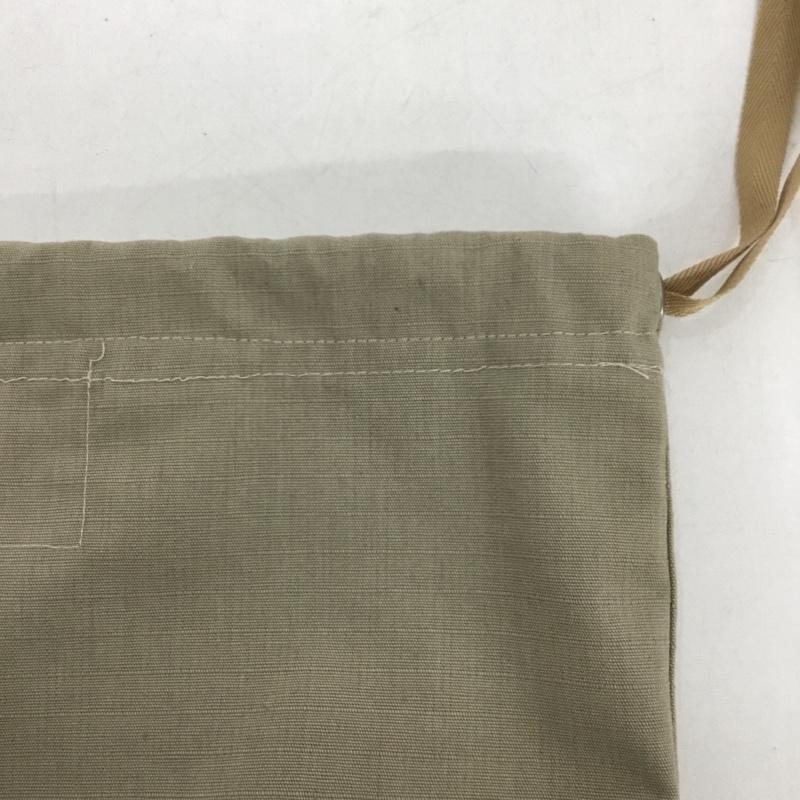 古着 USED バッグ バッグ 巾着バッグ the khaki パーソナルエフェクツバッグ ロゴ、文字 ベージュ / ベージュ / メンズ USED 古着 中古 10147453