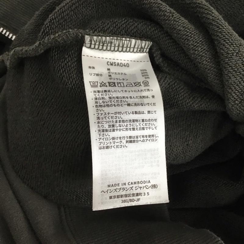ロデオクラウンズ Rodeo Crowns トレーナー 長袖 長袖トレーナー ジップアップネック プルオーバー FREE ロゴ、文字 ダークグレー / ダークグレー / レディース USED 古着 中古 10147699