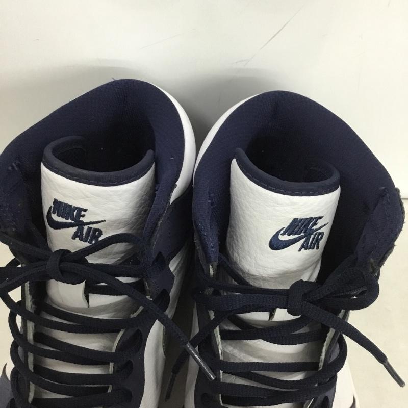 ナイキ NIKE スニーカー スニーカー DC1788-100 AIR JORDAN 1 HIGH OG CO JP 28.5cm 箱有 28.5cm ロゴ、文字 白 / ホワイト / X 紺 / ネイビー / メンズ USED 古着 中古 10147711