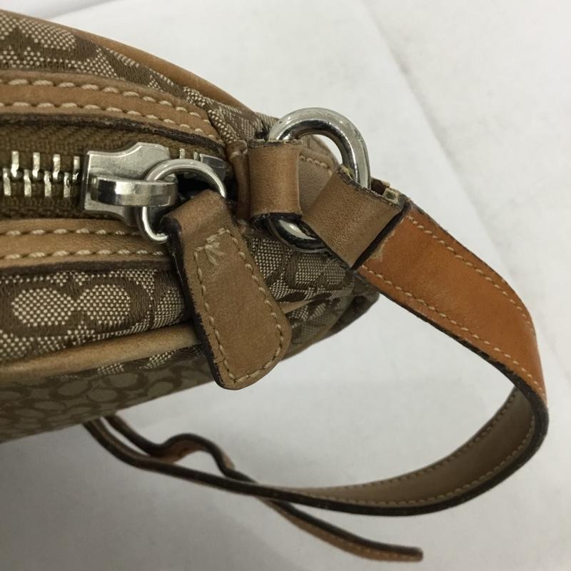 コーチ COACH ショルダーバッグ ショルダーバッグ 6341 シグネチャー 総柄 ベージュ / ベージュ / レディース USED 古着 中古 10147724