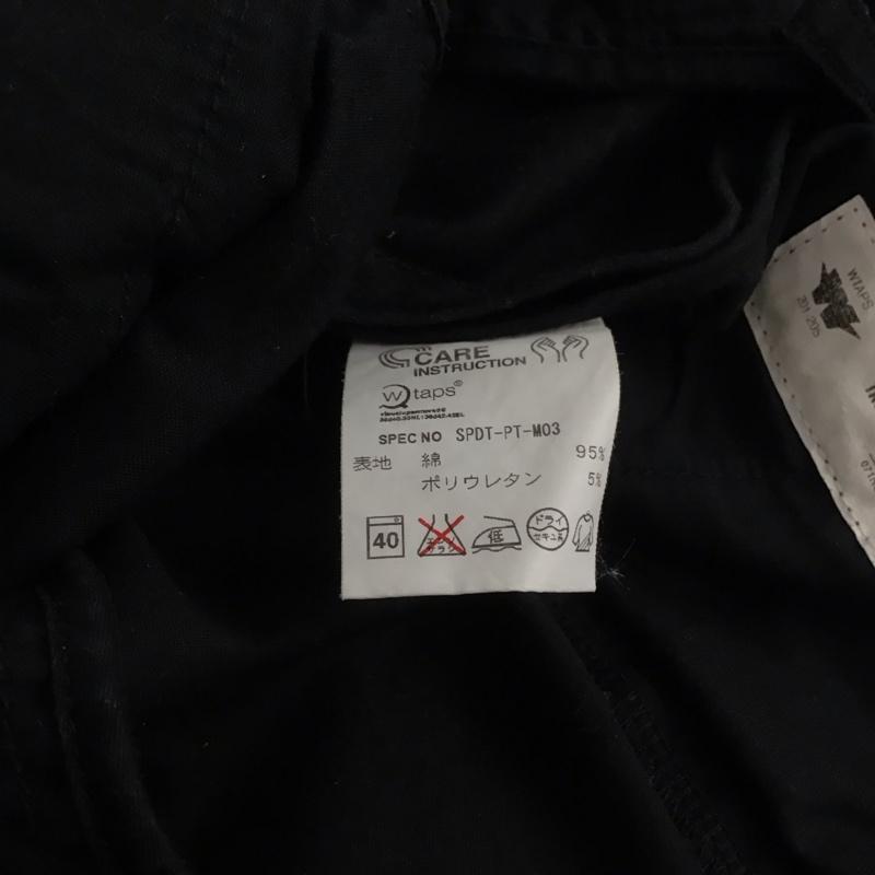 ダブルタップス WTAPS パンツ ワークパンツ、ペインターパンツ spdt-pt-m03 ワークパンツ ワイドパンツ カジュアルパンツ ストレッチパンツ 無地 黒 / ブラック / メンズ USED 古着 中古 10148081