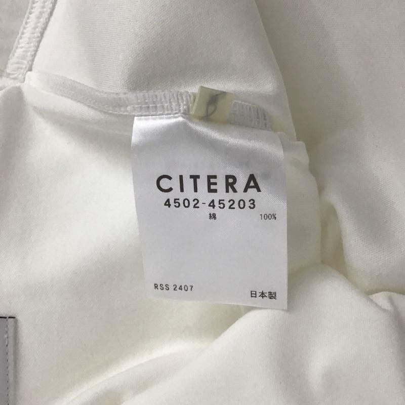 シテラ CITERA カットソー 長袖 長袖カットソー 無地カットソー クルーネック XL 無地 白 / ホワイト / メンズ USED 古着 中古 10148167