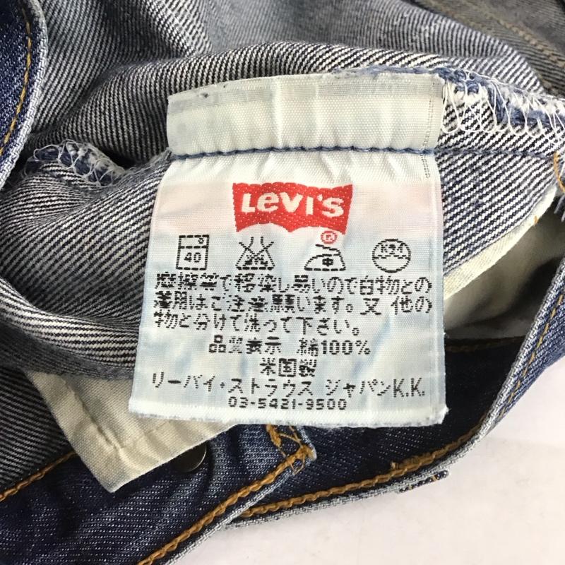 リーバイストラウスアンドコー Levi Strauss & co. パンツ デニム、ジーンズ デニムパンツ ワイドパンツ カジュアルパンツ usa 90s 28インチ 無地 インディゴ / インディゴ / メンズ USED 古着 中古 10148195