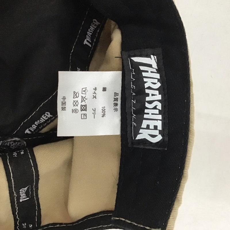 スラッシャー THRASHER 帽子 キャップ FREE 無地 X ロゴ、文字 ベージュ / ベージュ / メンズ USED 古着 中古 10148220