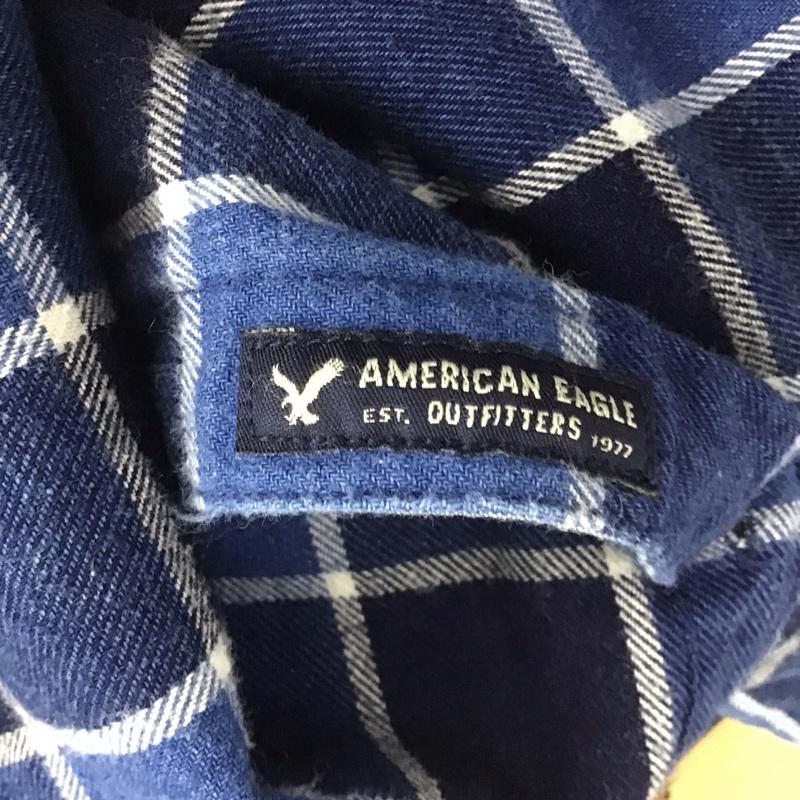 アメリカンイーグル AMERICANEAGLE シャツ、ブラウス 長袖 長袖シャツ チェックシャツ カラーシャツ XS チェック マルチカラー / マルチカラー / メンズ USED 古着 中古 10148256