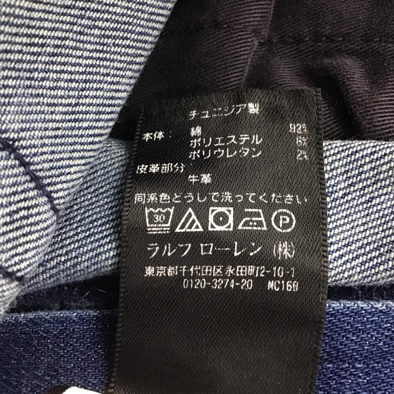 ラルフローレン RALPHLAUREN パンツ デニム、ジーンズ デニムパンツ スリムパンツ カジュアルパンツ ストレッチパンツ 34インチ ダメージ加工 インディゴ / インディゴ / メンズ USED 古着 中古 10148277