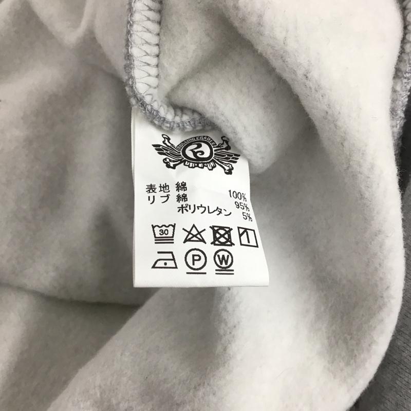 ローリングクレイドル ROLLING CRADLE トレーナー 長袖 長袖トレーナー スウェット クルーネック プルオーバー L ロゴ、文字 灰 / グレー / メンズ USED 古着 中古 10148293