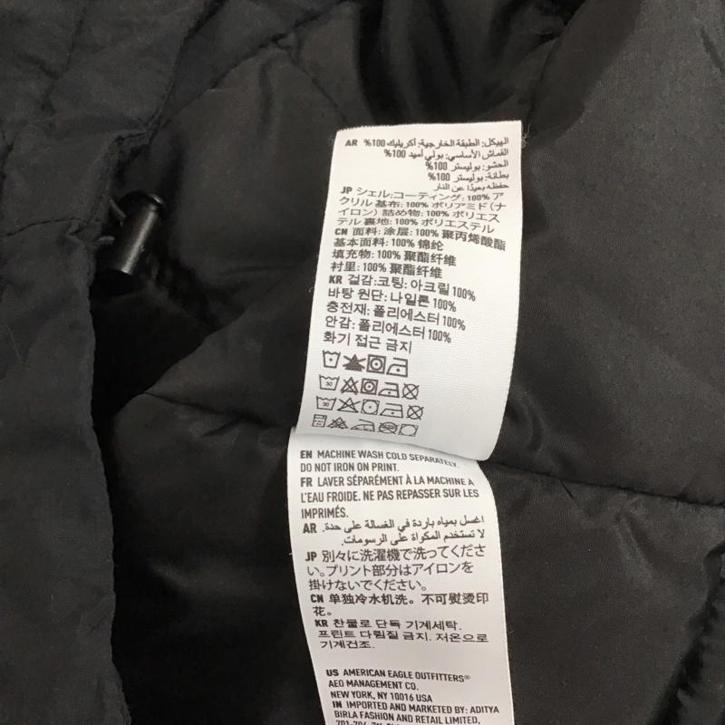 アメリカンイーグル AMERICANEAGLE ジャケット、上着 ジャンパー、ブルゾン ジップアップジャケットパーカー ダウンジャケット XS 無地 黒 / ブラック / レディース USED 古着 中古 10148357