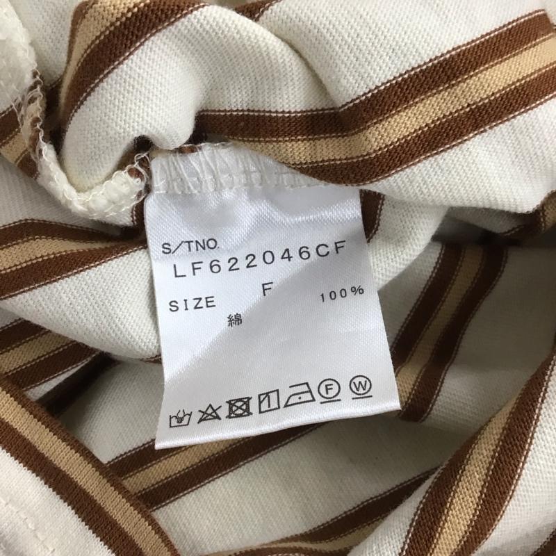 ローリーズファーム LOWRYS FARM Tシャツ 長袖 FREE ボーダー柄 マルチカラー / マルチカラー / レディース USED 古着 中古 10148508