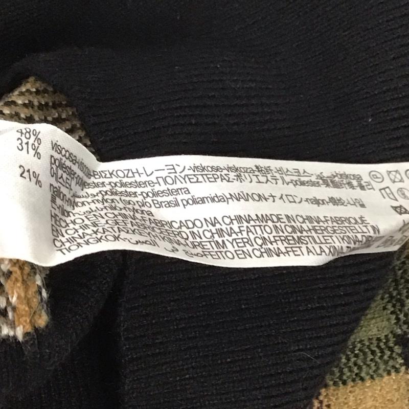 ザラ ZARA ニット、セーター 長袖 M チェック マルチカラー / マルチカラー / レディース USED 古着 中古 10148561
