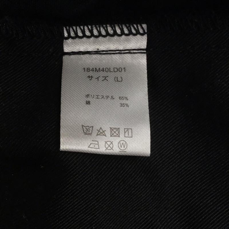 リドム LIDnM パンツ ワークパンツ、ペインターパンツ 184m40ld01 ストレートパンツ デッキーズ L ロゴ、文字 黒 / ブラック / メンズ USED 古着 中古 10148581