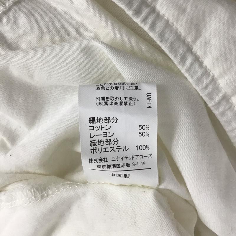 ユナイテッドアローズグリーンレーベルリラクシング UNITED ARROWS green label relaxing カットソー 七分袖 3512-105-1295 無地 白 / ホワイト / レディース USED 古着 中古 10148608
